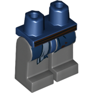 Lego nohy, tmavě modro šedá (6194903)